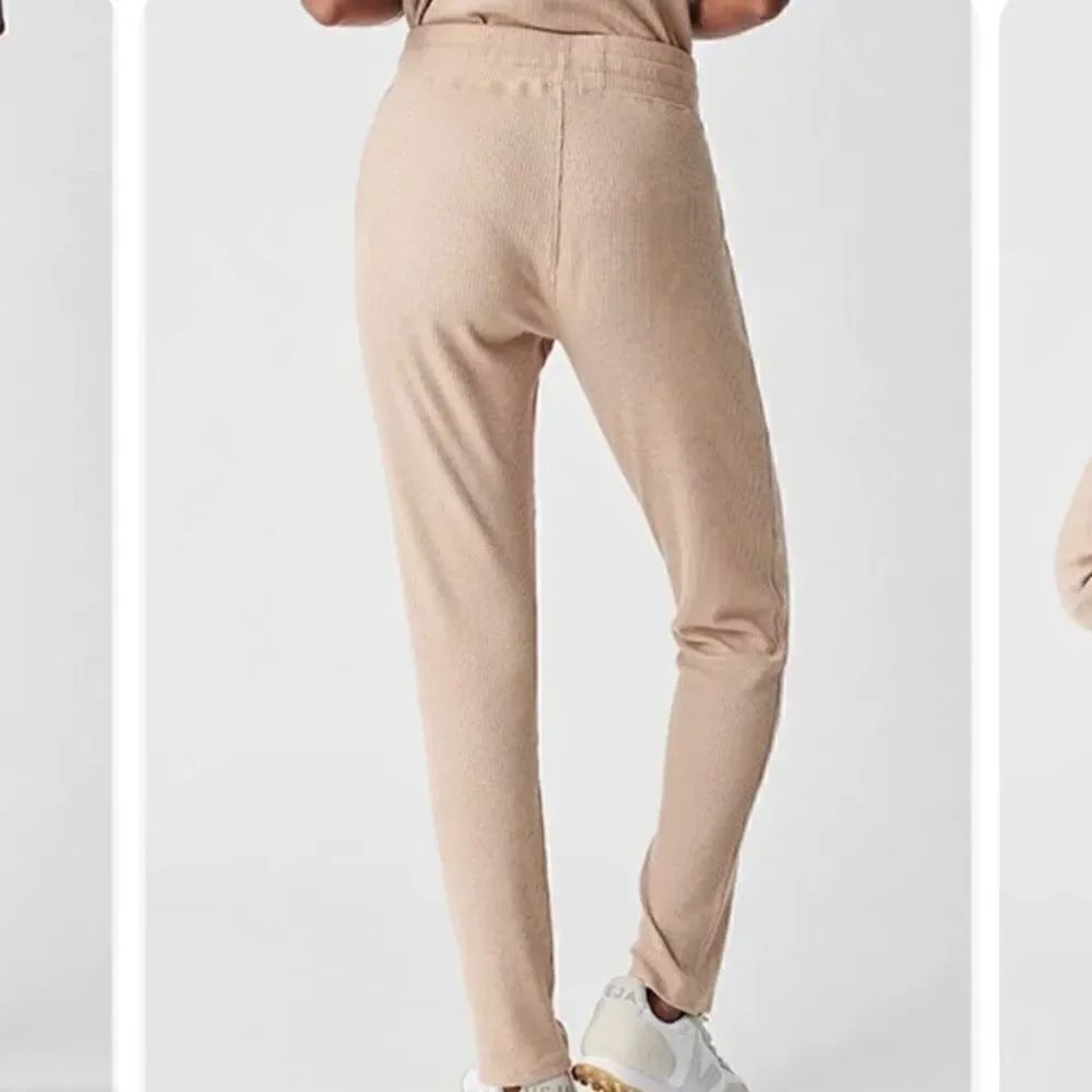 Faherty Women's Legend Rib Riva Slim Pants, Nomad, Size XL, NWT - Picture 2 of 9